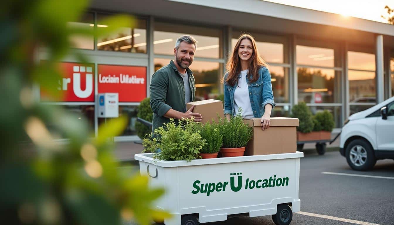 Illustration: Découvrir le service de location d’utilitaires chez Super U