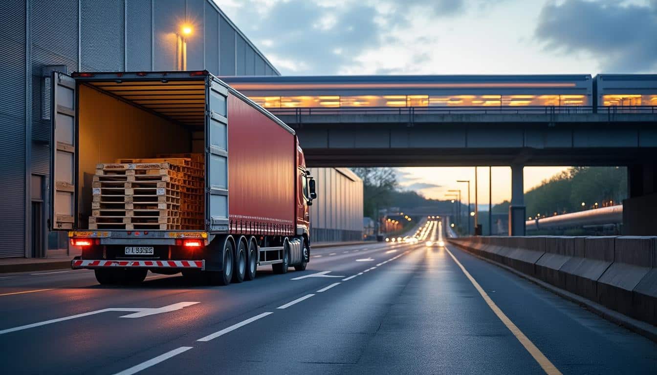 Illustration: Les différents modes de transport pour les marchandises en Île-de-France