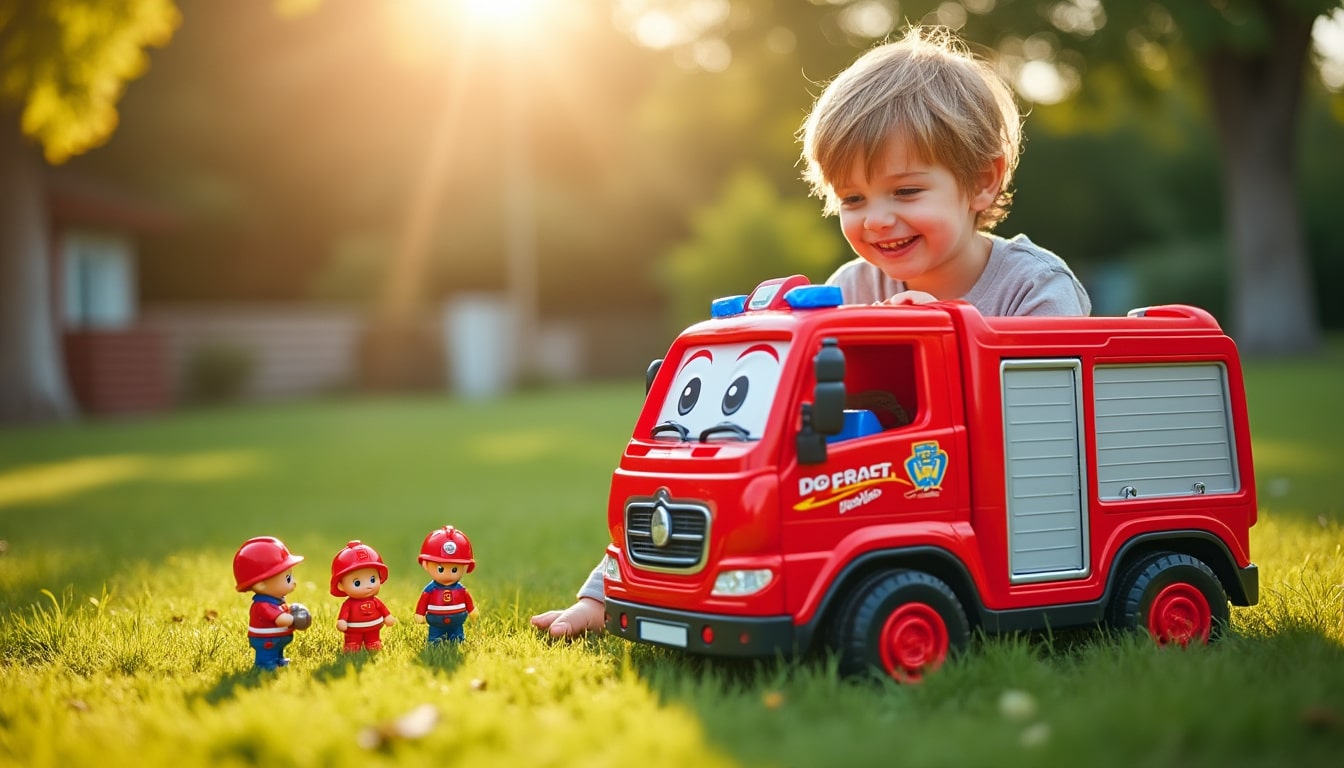 Camion de pompier jouet : le guide pour un jeu éducatif et sûr