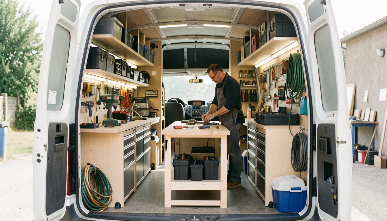 Bien aménager un camion atelier pour mieux travailler