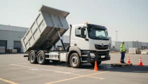 Dimensions d’un camion benne : gabarit, volume et PTAC
