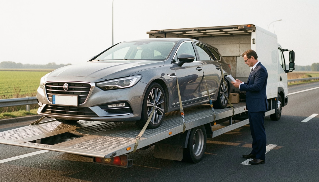 Prix du transport d’un véhicule sur plateau