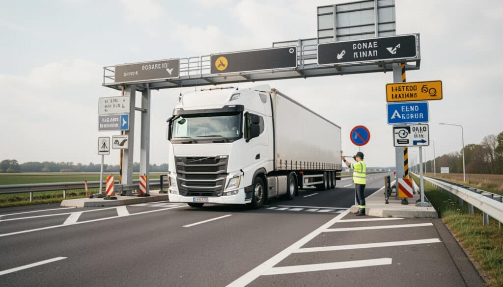 Gabarit routier et limites des véhicules sur la route