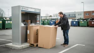 Où jeter de gros cartons sans se tromper ?