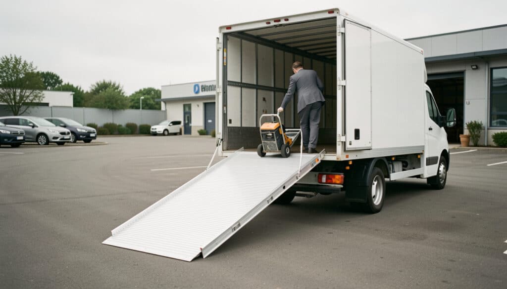 Choisir une rampe de chargement pour utilitaire